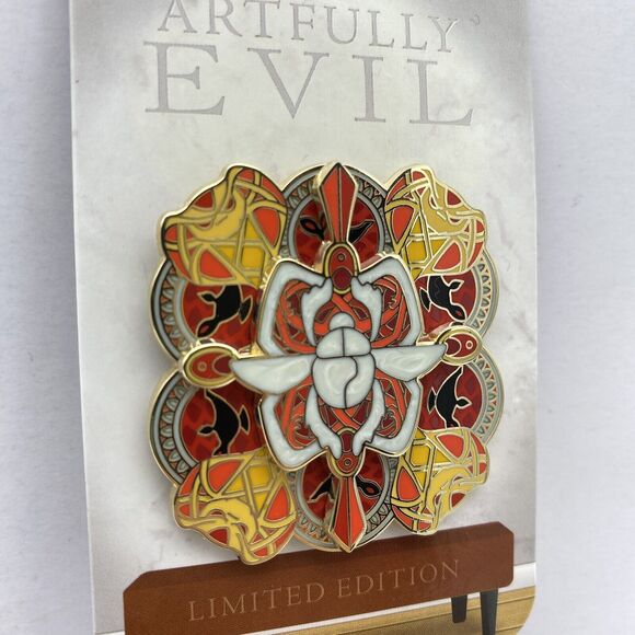 Disney Parks Pin Jafar Aladdin Scarab 2021 Artfully Evil Villain LE Pin - Picture 3 of 5